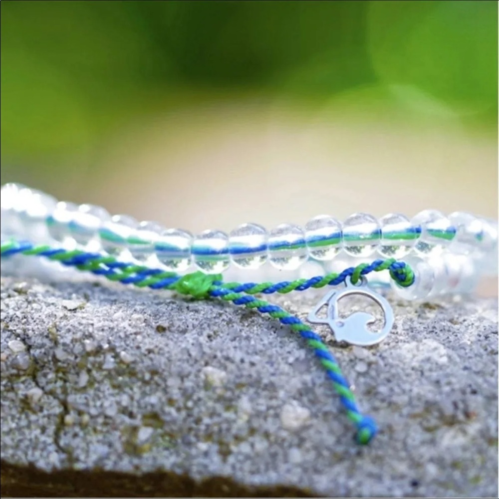 4OCEAN Bracelet "Earth Day" NEW Pura Vida - Picture 2 of 4